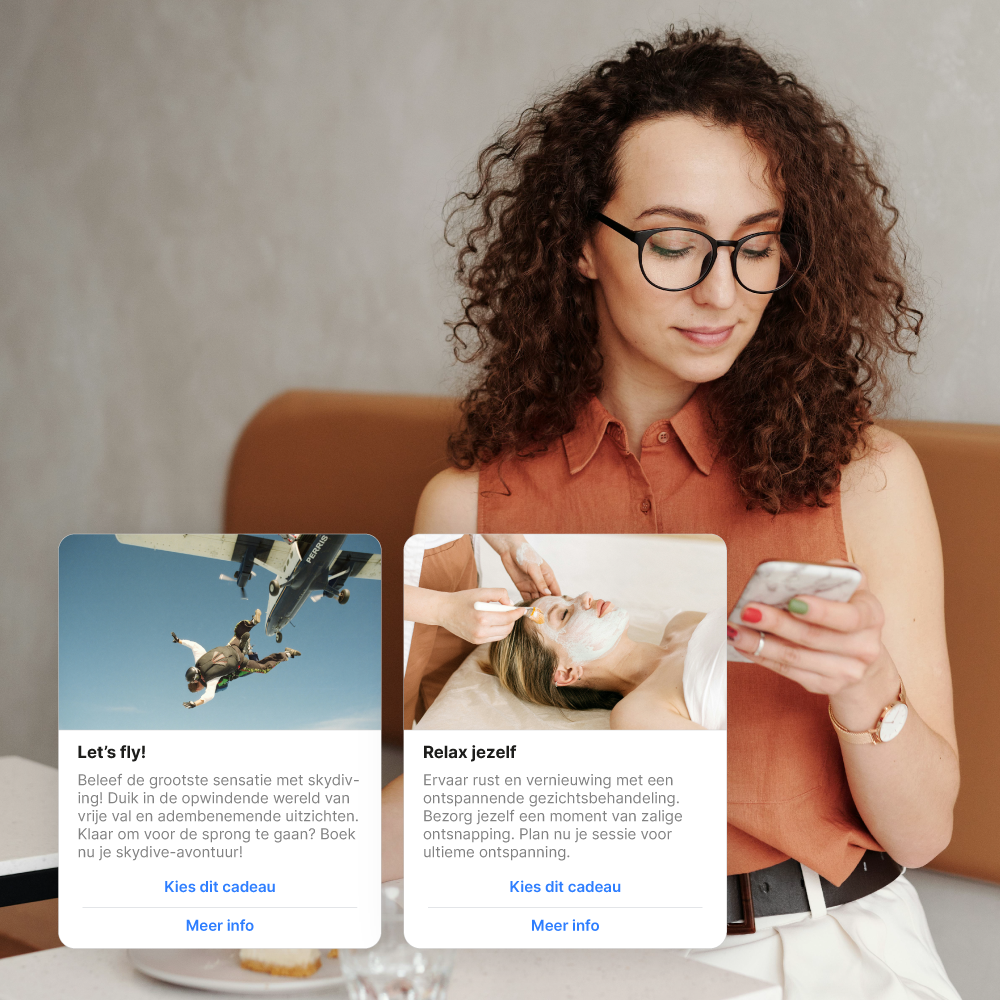 RCS Business Messaging voorbeeld